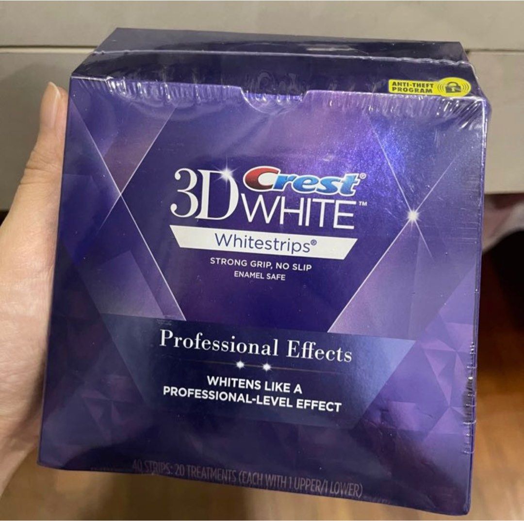 Crest 3D Whitening Strips, Beauty & Personal Care, Oral Care on Carousell