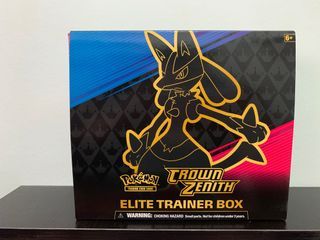 Crown Zenith ETB Promo Card (Sealed) + Accesories| ❌Sleeve | Pokemon TCG