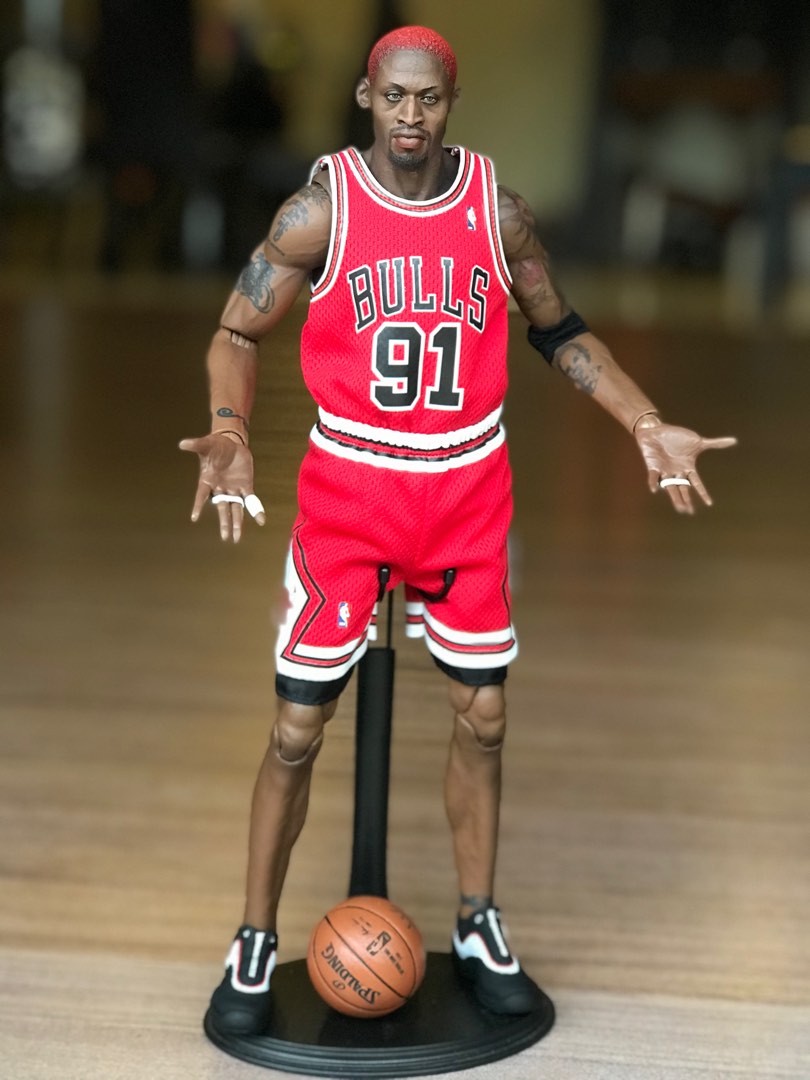 Custom 1:6 NBA Chicago Bulls Dennis Rodman Action Figure With 