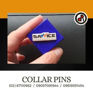 Custom pin lapel links collar pins