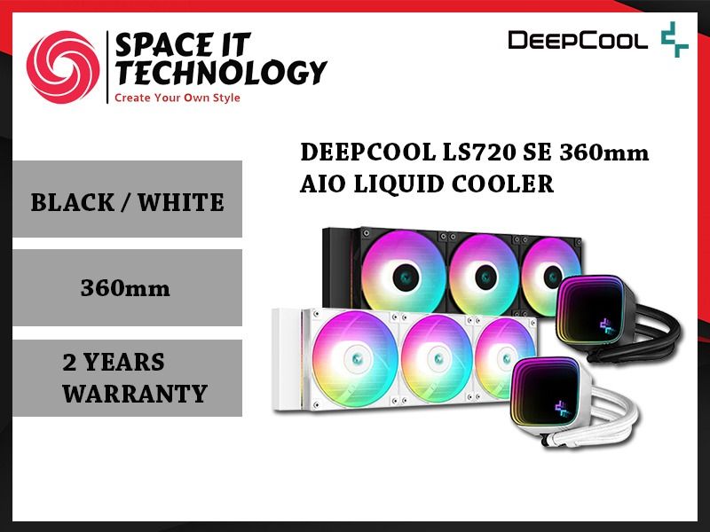 Deepcool LS720 SE WH 360mm Cpu Liquid Cooler (R-LS720-WHAMMM-G-1)