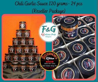 DEOGRACIA's Chili Garlic Oil 120 grams or 120 ml - 24 pcs per box