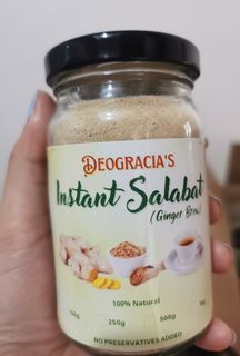 [DEOGRACIA's] Instant Salabat or Ginger Tea 100g - 1 pc