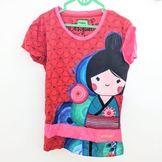 Desigual Kids Japanese Doll Tshirt