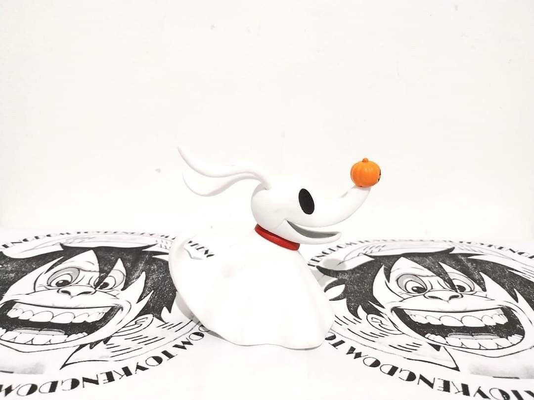 Disney The Nightmare Before Christmas Fluffy Puffy Zero Figure on Carousell