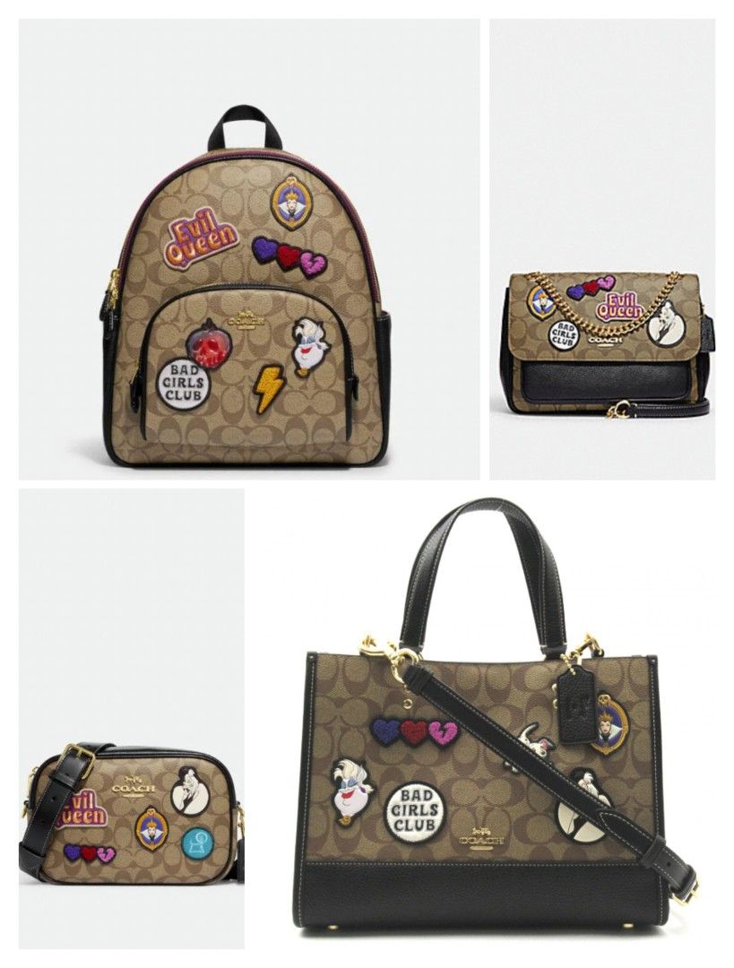 Disney x Coach Villain Backpack / Tote Bag /Shoulder Bag / Crossbody