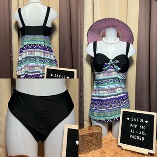 Dress style two-piece swimsuit