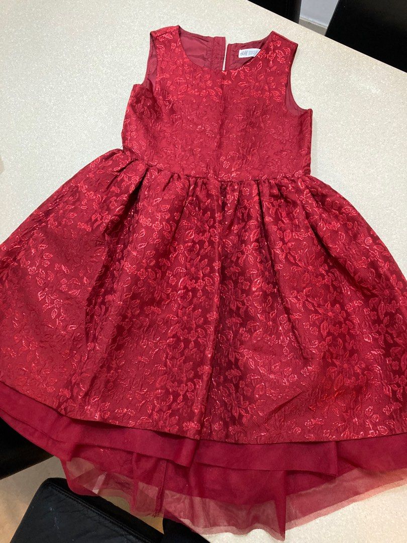 Red baby girl dresses special occasion sale