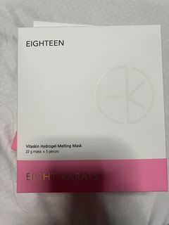 Eighteen Vitaskin Hydrogel Melting Mask