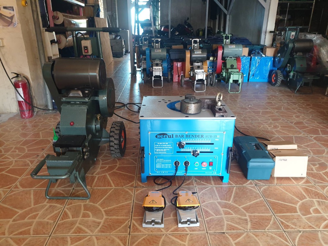 Electri Rebar Bender 32mm Capacity Seoul Machinery Single Phase DC