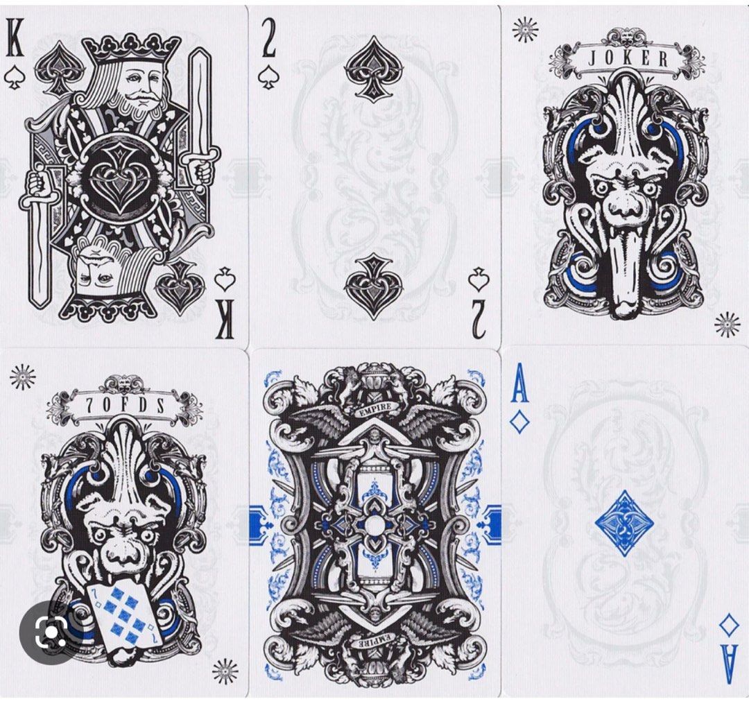 Empire Bloodlines Playing Cards (Emerald Green,Royal blue), 興趣及