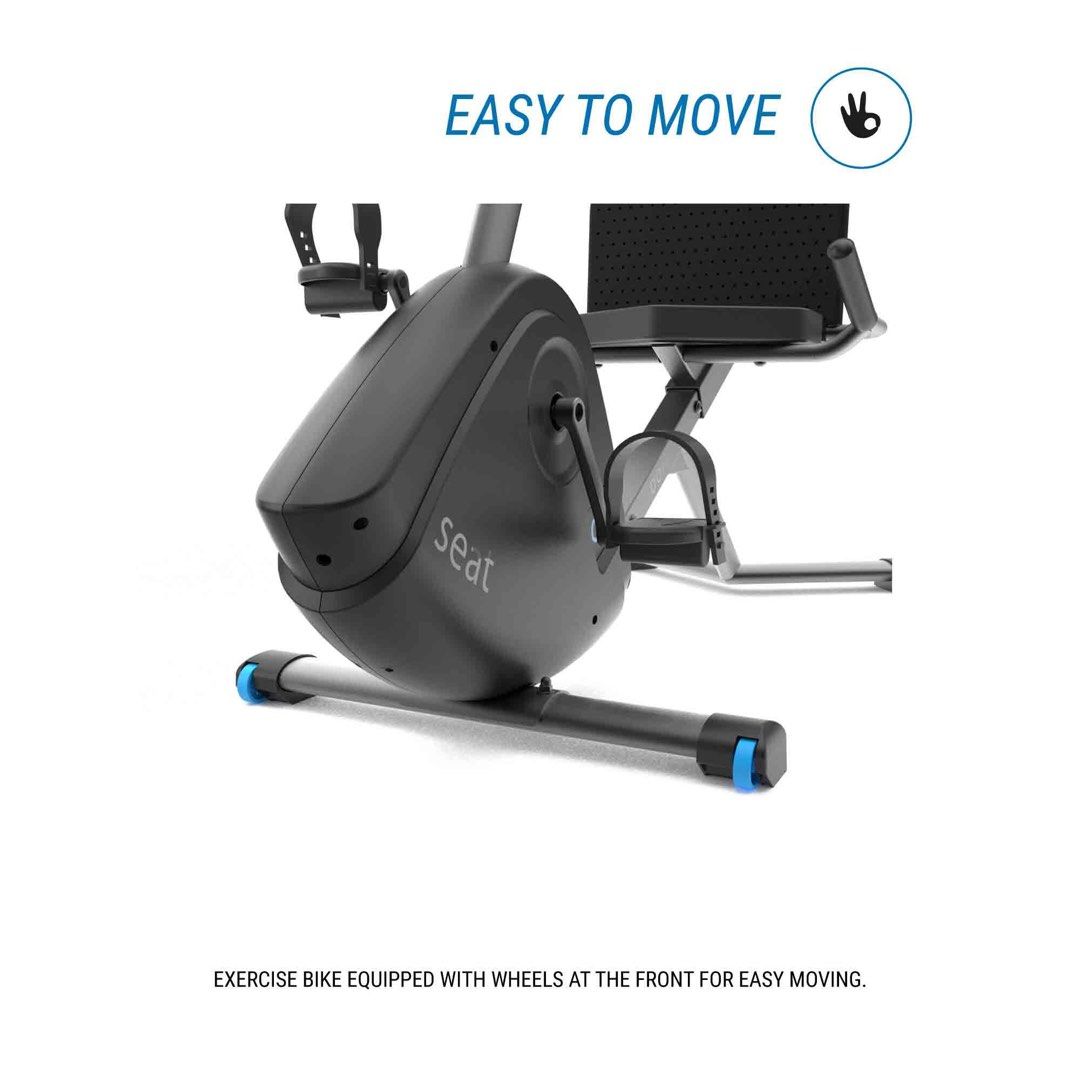 Exercise Bike EB Seat Semi Recumbent EConnected DECATHLON DOMYOS Seat