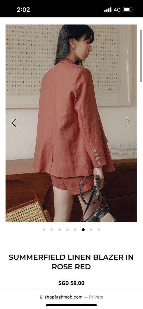 Red on sale rose blazer