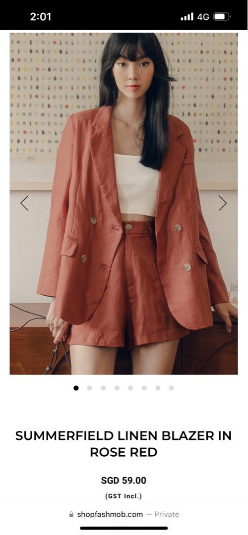 Red rose hotsell blazer