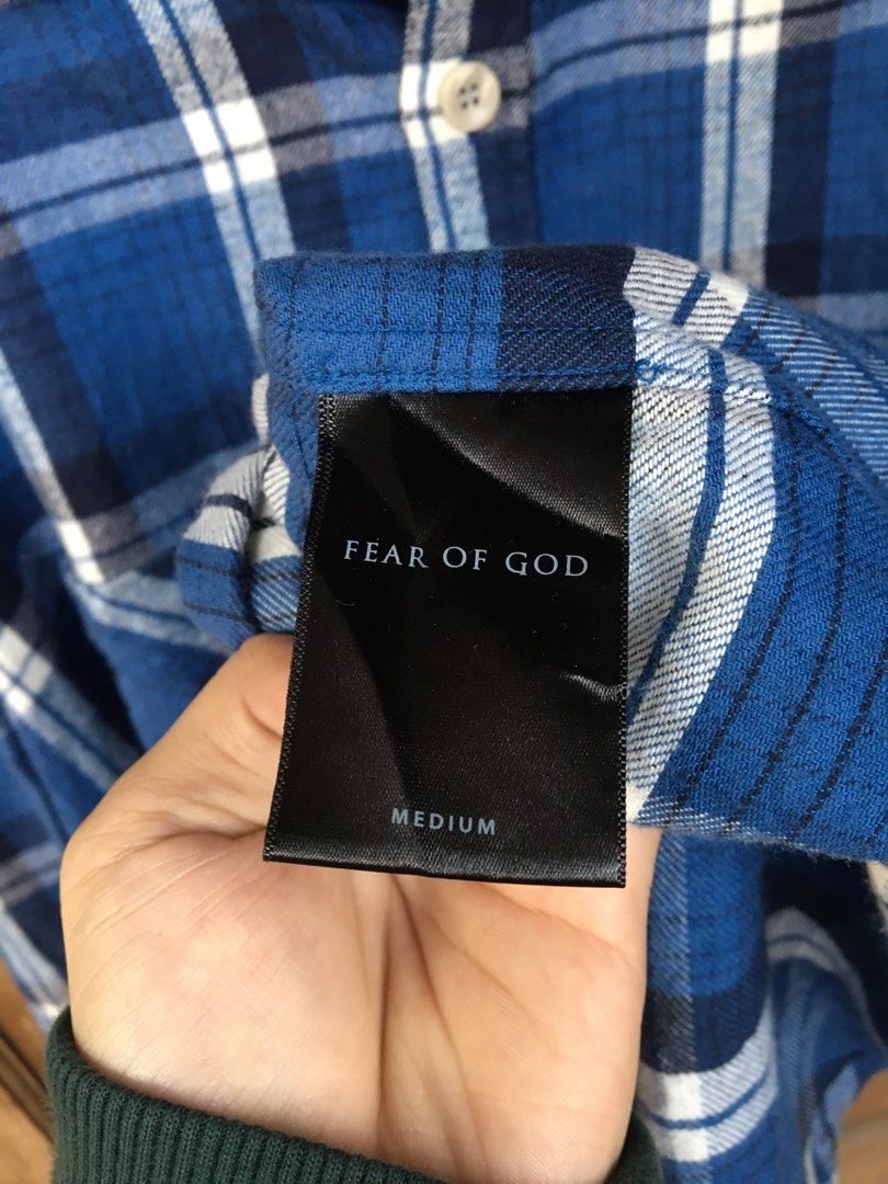 Fear Of God Flannel Fourth Collection, Fesyen Pria, Pakaian