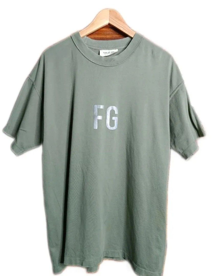 FEAR OF GOD Short Sleeve 'FG' 3M Tee Army GreenFEAR OF GOD Short ...