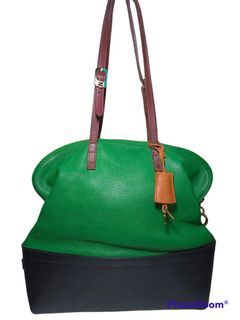 Fendi 2bag leather colour blocked Tote Bag