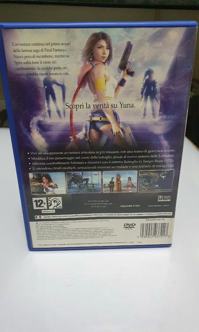 Final Fantasy X-2 (Sony Playstation 2, PAL) (Category: PlayStation) located in Quezon City. Submitted by itemsforadoption (Listing ID 1218143644, Image 2). Description: Rfs: Its 2023! Happy New Year! Hoping you have a good year ahead of you! If you have questions feel free to send a message. Though I'll most likely be able to reply from 10am to 8pm. Please be patient and understanding. Decluttering games and items that I've picked up or for frien