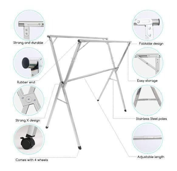 Foldable Extendable Rack | Laundry Drying Rack65073574968193116