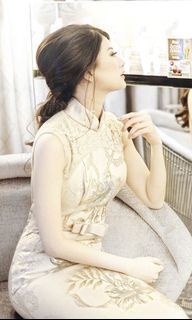 For Rent: OP Maxi Qibao Cheongsam Gown