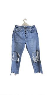 forever 21 high waisted ripped jeans