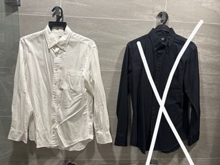 Uniqlo White Cotton Formal Shirt