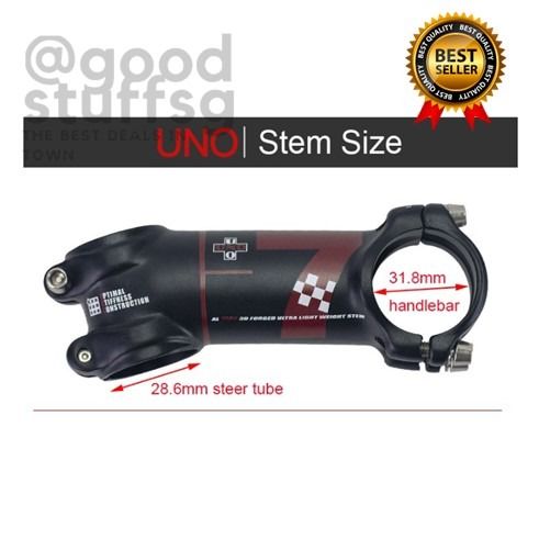 FREE UNO 7 MTB bike stem 7 17 degree Kalloy ultralight