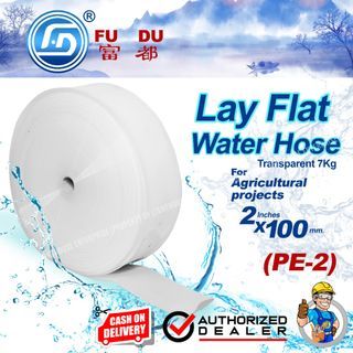 FUDU 2" Lay Flat Water Hose / Water Pipe Hose (PE-2) *LIGHTHOUSE ENTERPRISE*