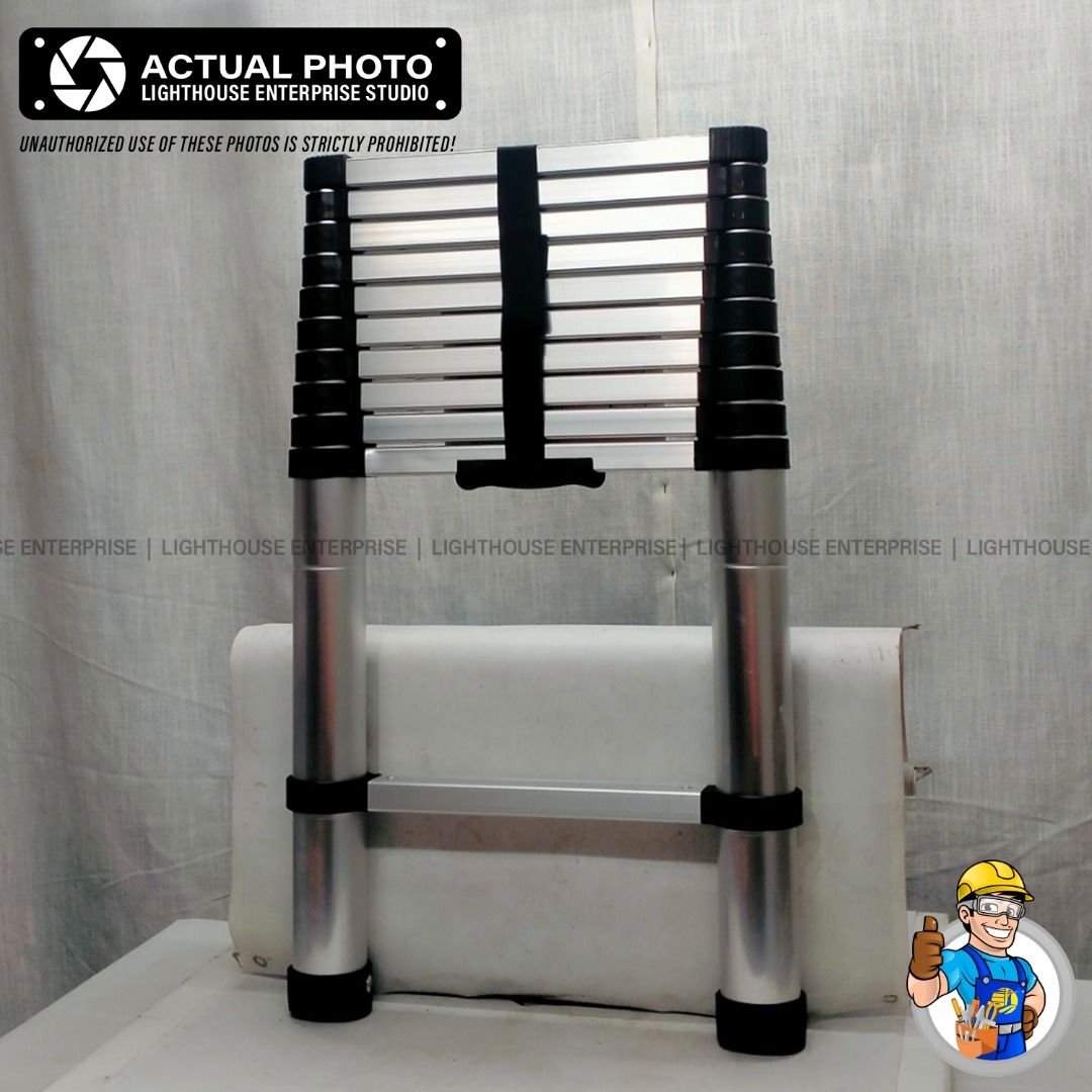 FUJIMA Japan Aluminum Telescopic Single Ladder / Telescopic Foldable ...