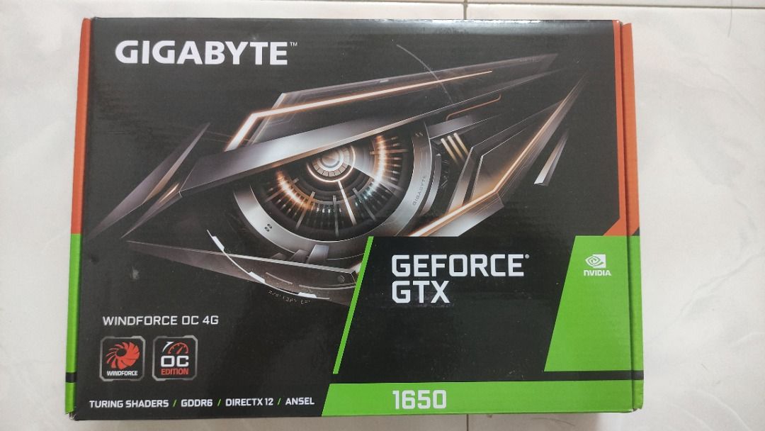 Gigabyte GTX 1650 WINDFORCE OC 4G Computers Tech Parts