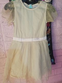 Gingersnaps Gold Glittered Dress S8