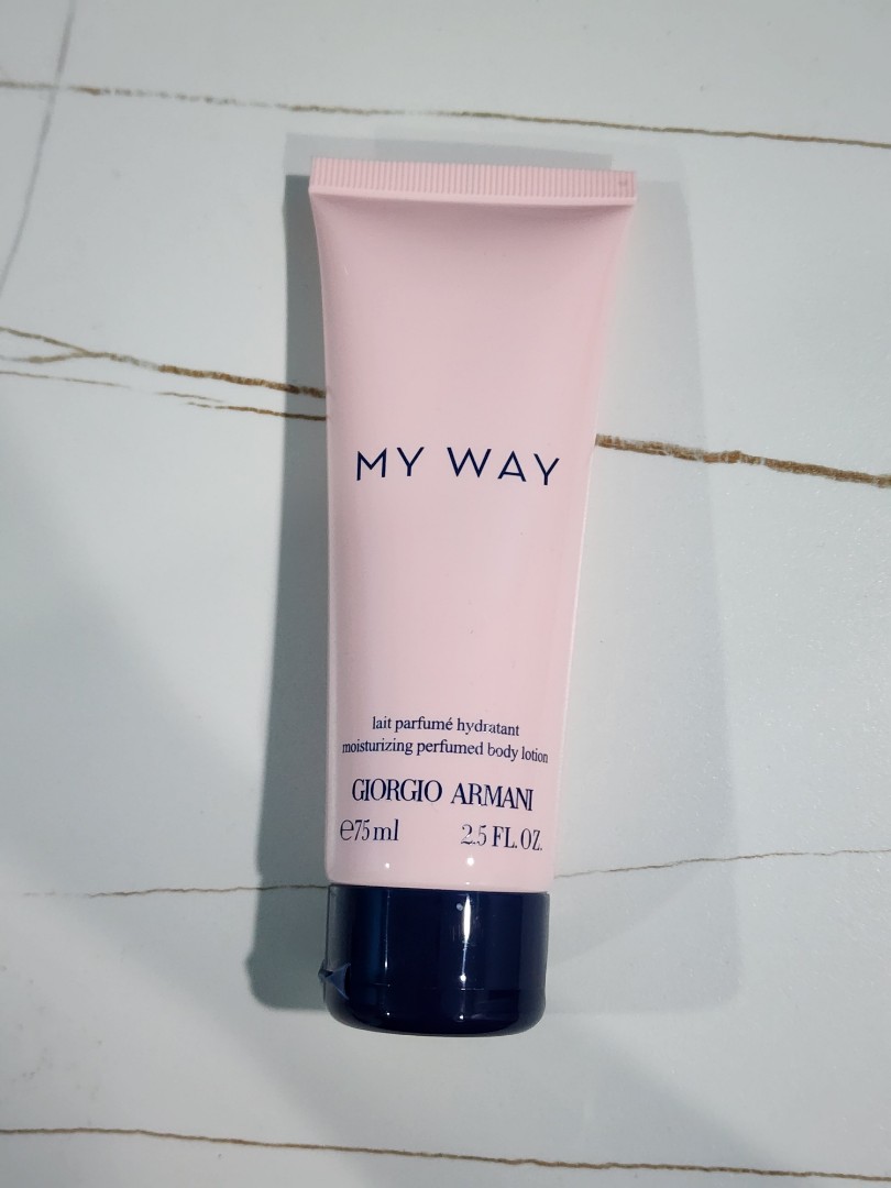 GIORGIO ARMANI MY WAY BODY LOTION 75ML, Beauty & Personal Care, Bath &  Body, Body Care on Carousell