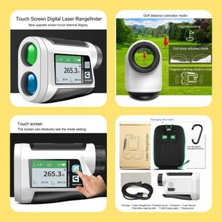 Golf Range Finder Digital LCD Built in Battery