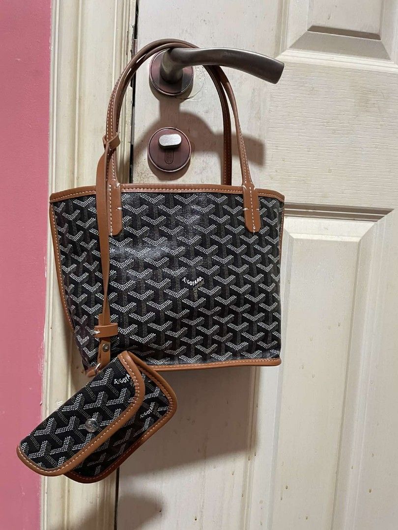 Goyard Anjou Mini Black in Mint Condition!