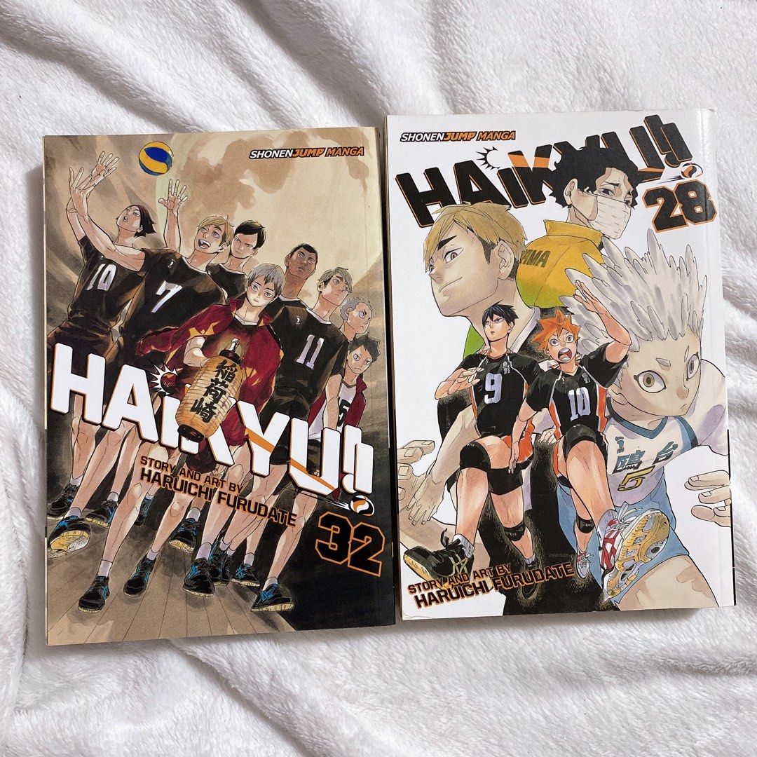 I've never read Haikyuu, but I work in a store that sells the