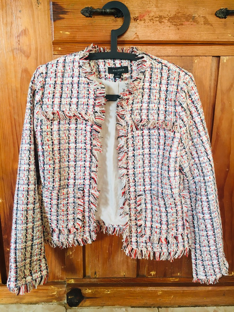 Halogen tweed jacket cheap