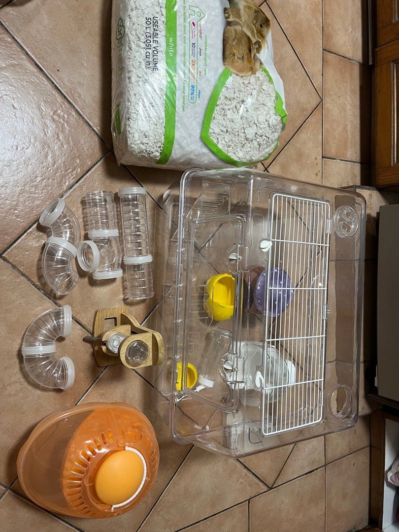 Hamster cage and accessories, Pet Supplies, Homes & Other Pet ... - Hamster Cage Accessories Storage