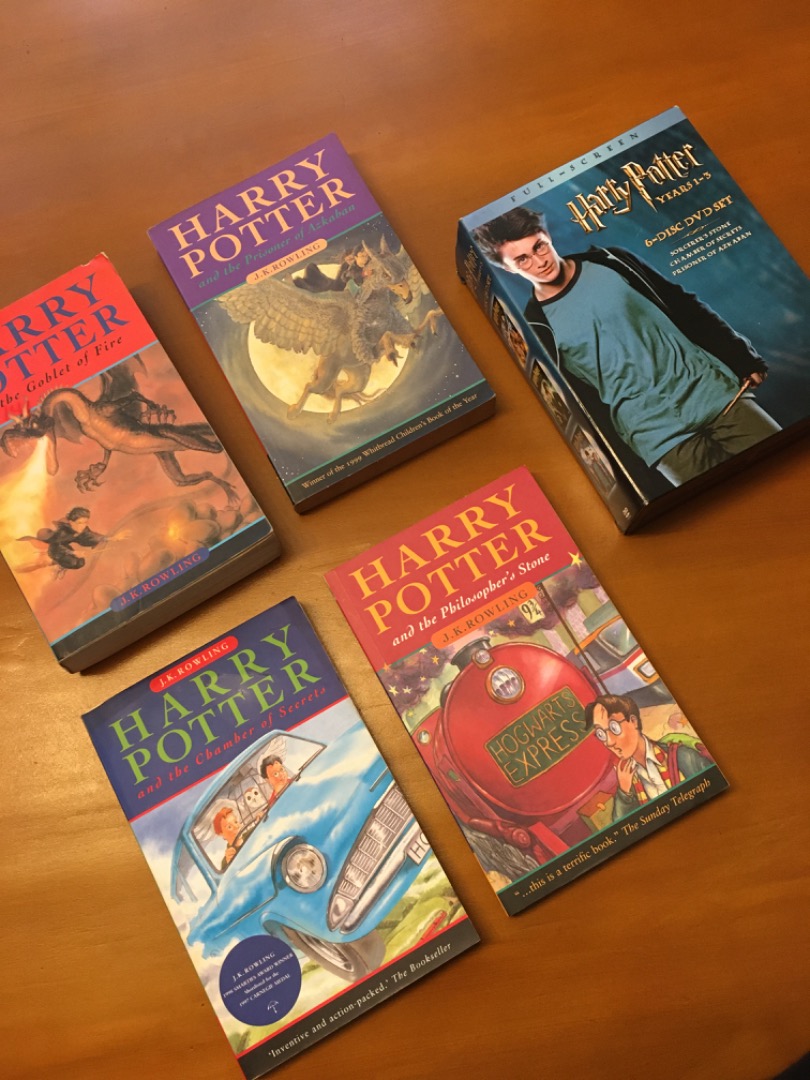 Harry Potter Bloomsbury Book Set, Hobbies & Toys, Books & Magazines, Children's Books on Carousell