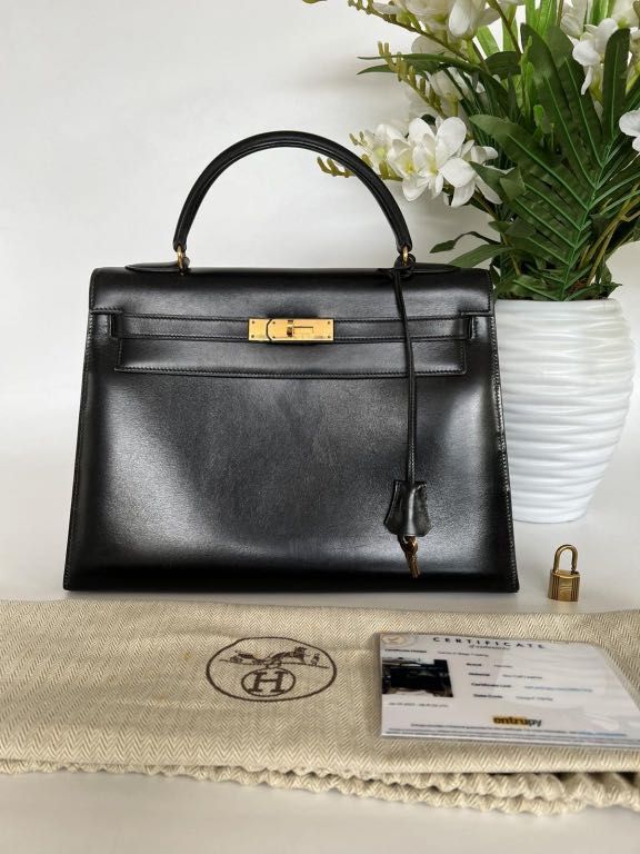 Hermes Birkin 30 Black Box Leather Gold Hardware | Hermes Bags