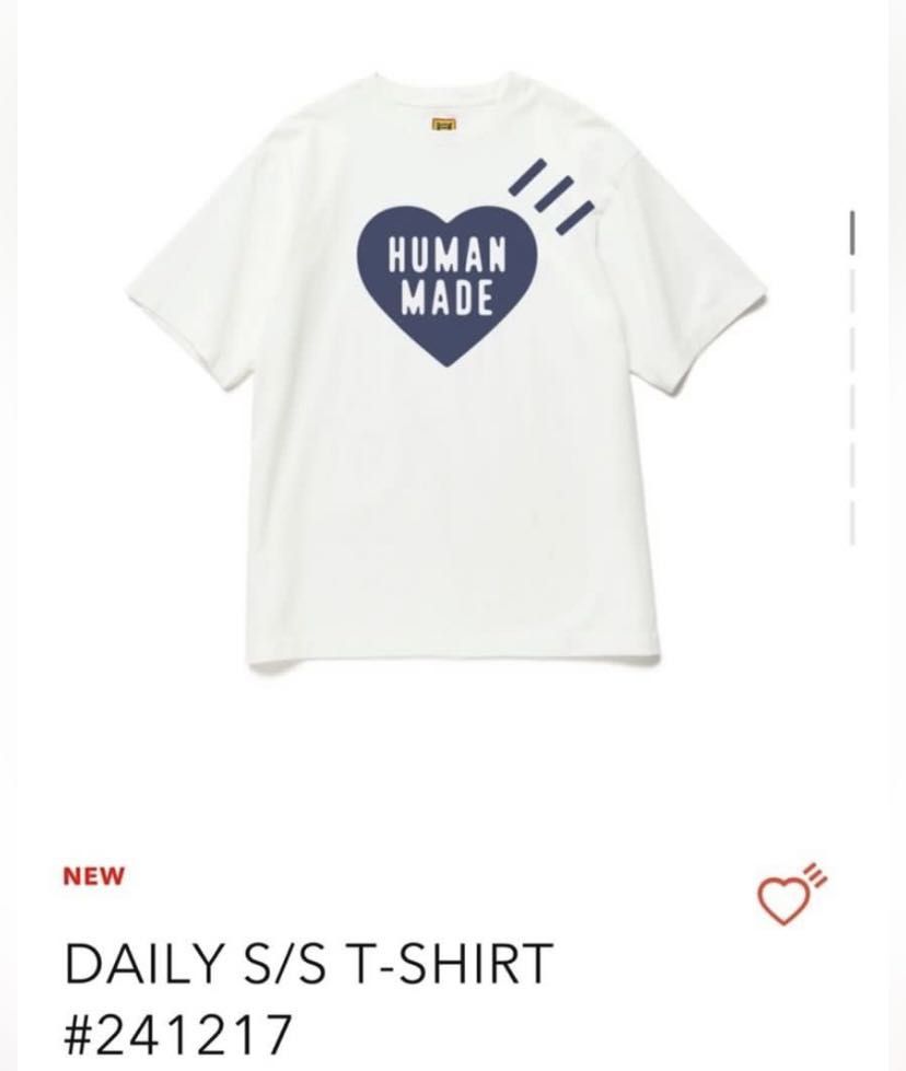 Human made Daily Tshirt, 男裝, 上身及套裝, T-shirt、恤衫、有領衫