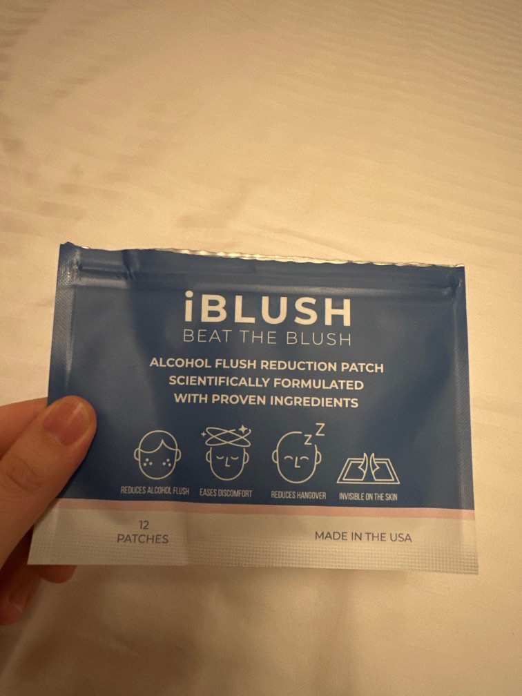 iBlush Patch for Alcohol Flush Reduction on Carousell