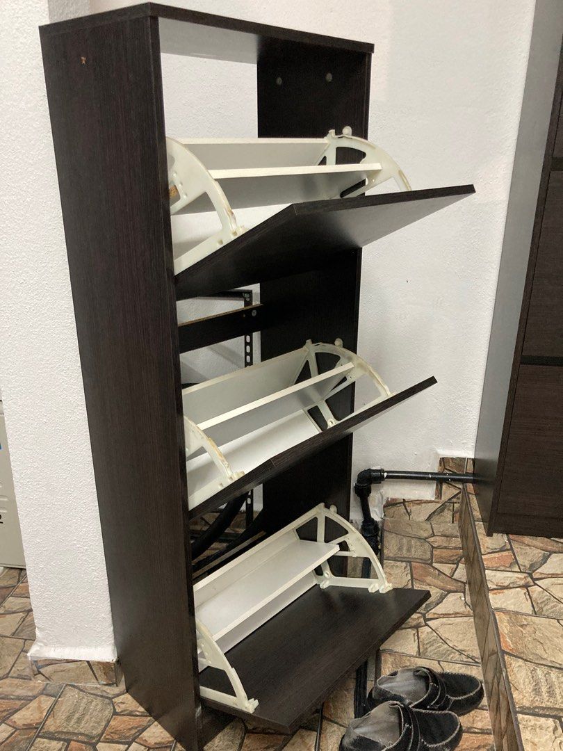 Ikea Bissa Shoe Rack 3 Layers, Furniture & Home Living, Furniture