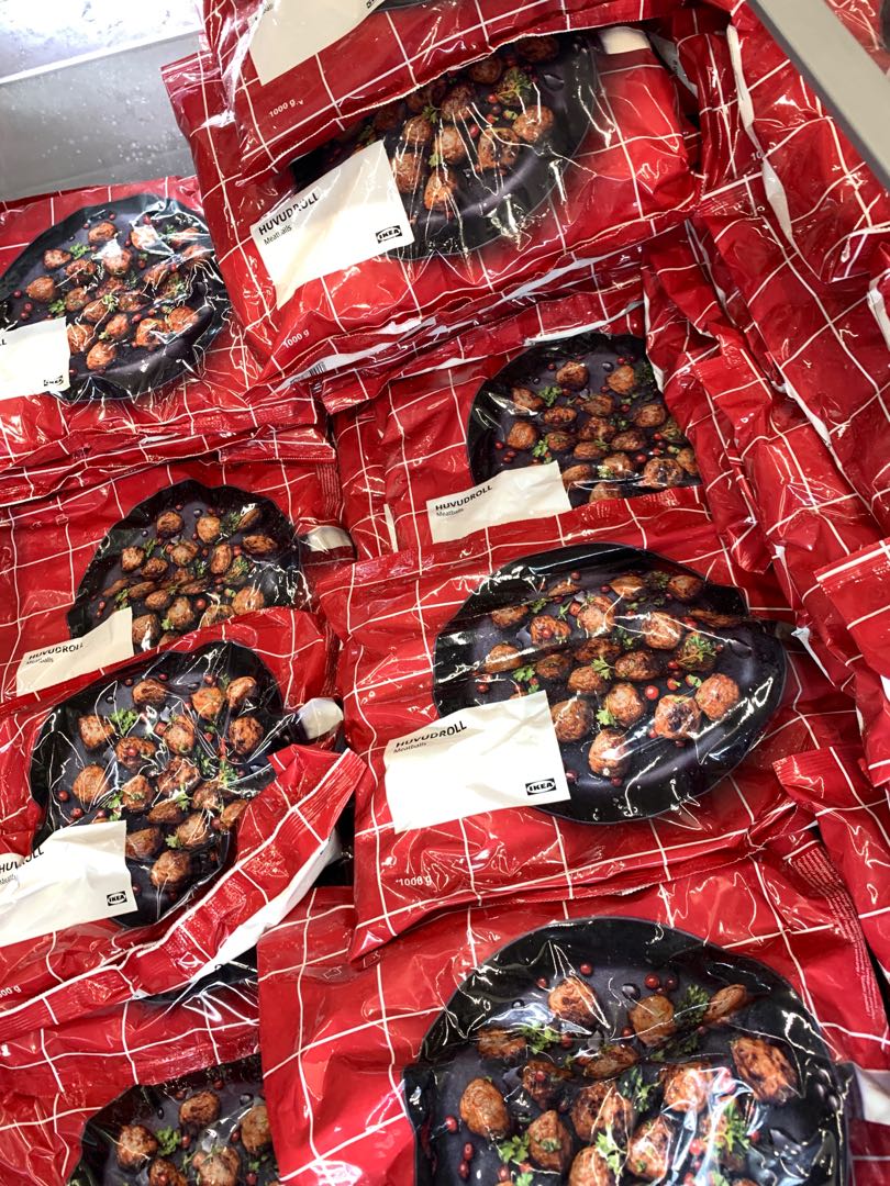 IKEA Swedish Meatballs Frozen 1kg, Food & Drinks, Chilled & Frozen