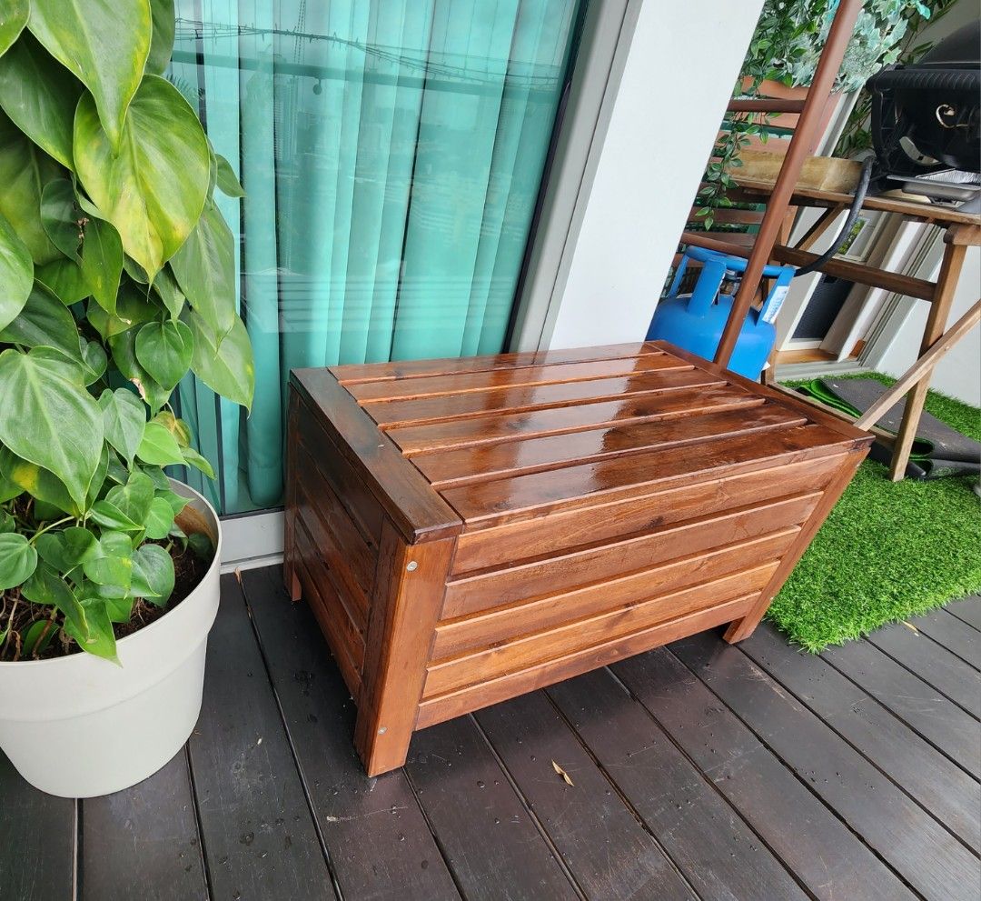 Ikea outdoor storage box, Furniture & Home Living, Outdoor Furniture on