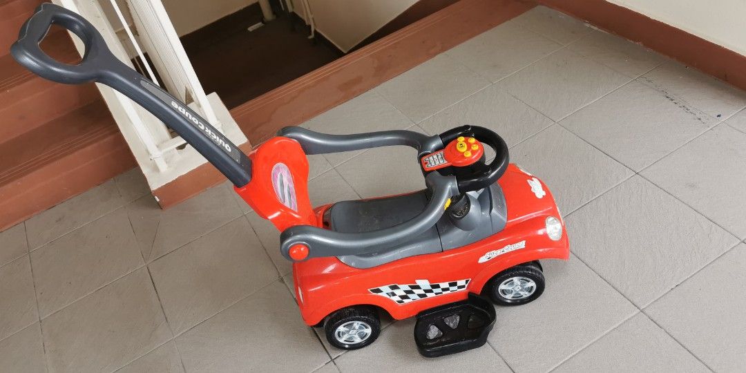 Infant ride car /Push walker with support Handle, Babies & Kids, Infant ...