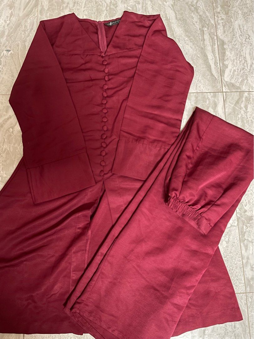 INHANNA DAMIA KEBAYA, Women's Fashion, Muslimah Fashion, Baju Kurung