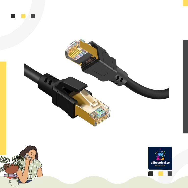 Câble Ethernet Cat 8 - Ethernet 40 Gigabit, LAN et patch