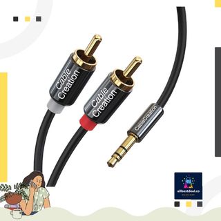  kenable 3.5mm 4 Pole Jack Plug to 3 x RCA Phono Composite &  Audio Cable 1m (~3 feet) : Electronics