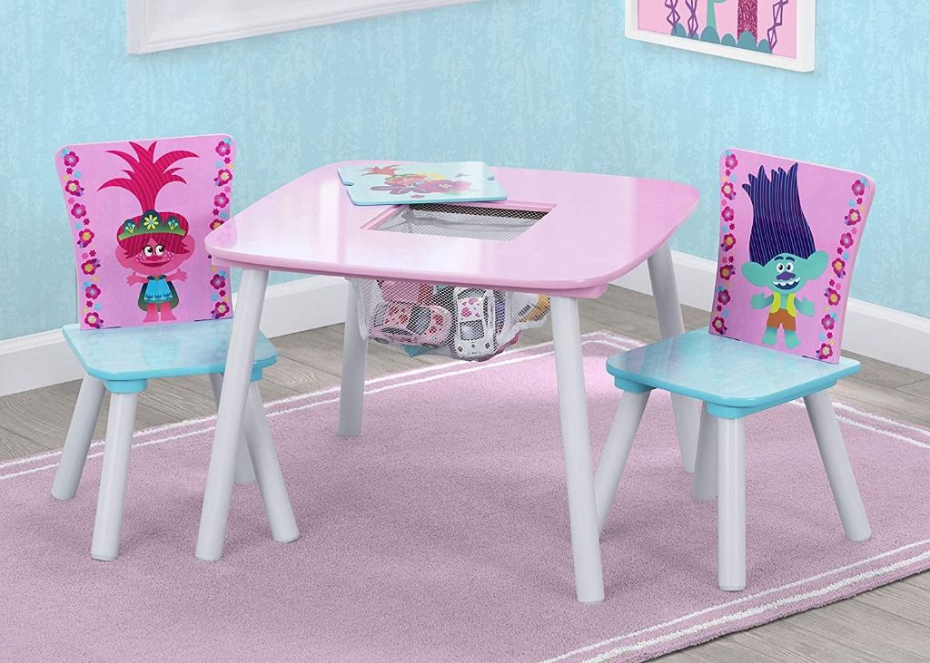 Delta children table 2025 and chair set storage
