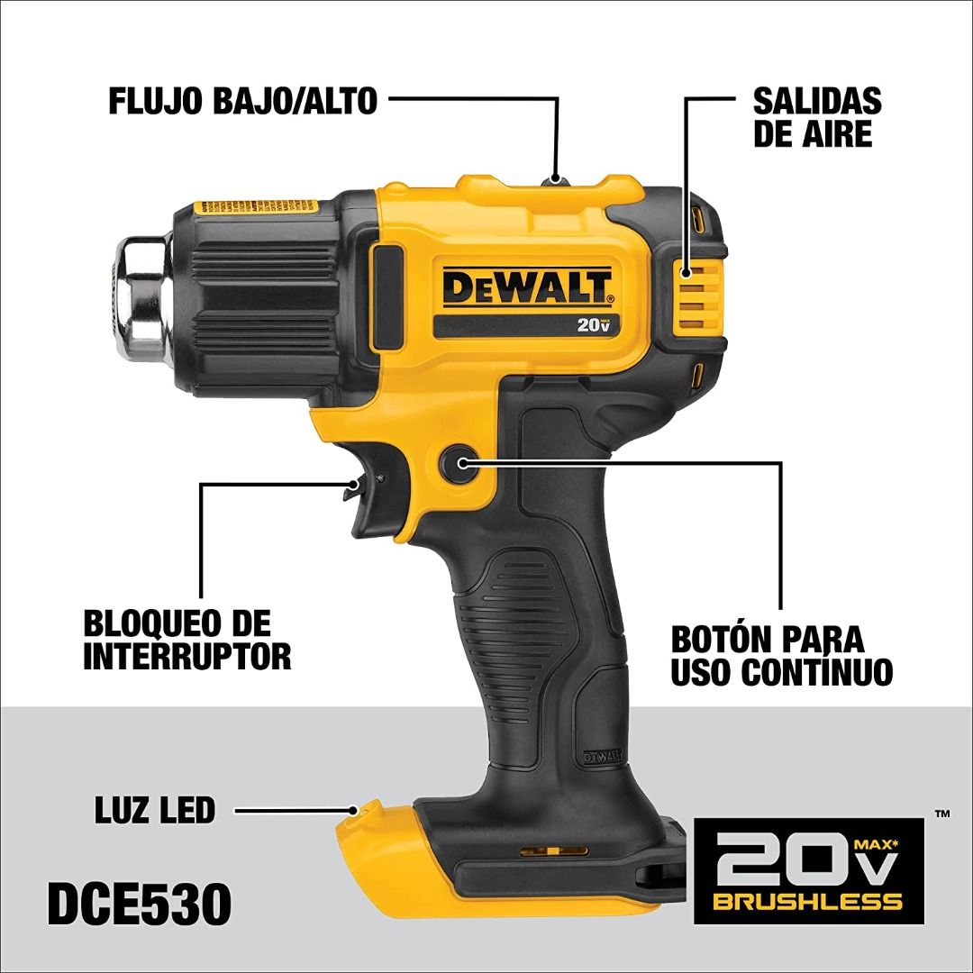 Dewalt 20v max clearance cordless heat gun